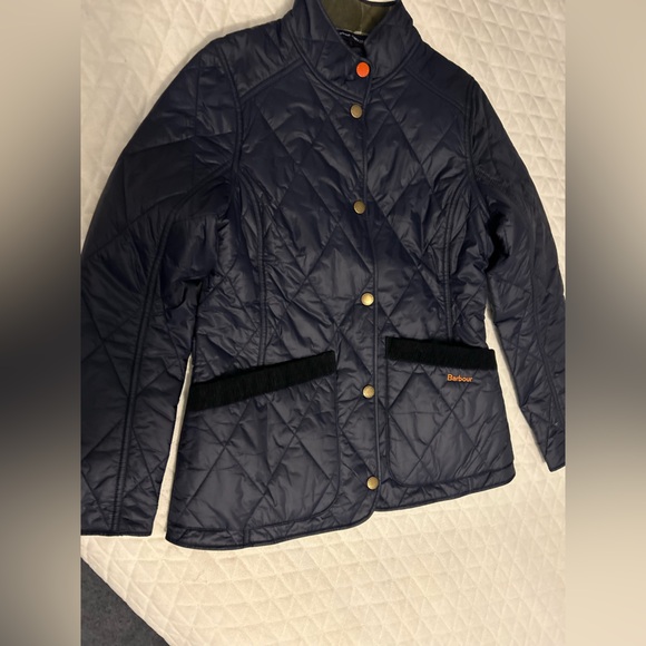 🛍️ Barbour Women's Dark Blue Quilted Puffer Coat - Picture 2 of 10